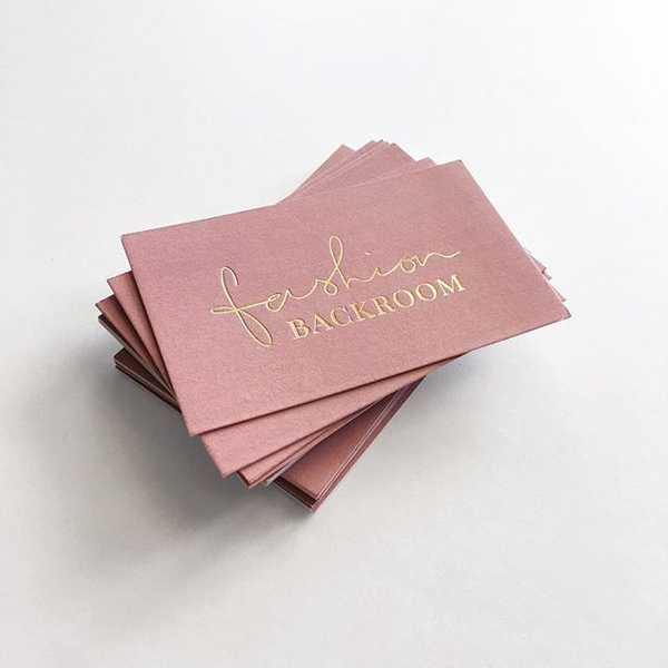 Foil Accent Business Cards Meaning