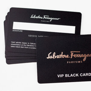Business Card Pet Matte with Gold Foiling